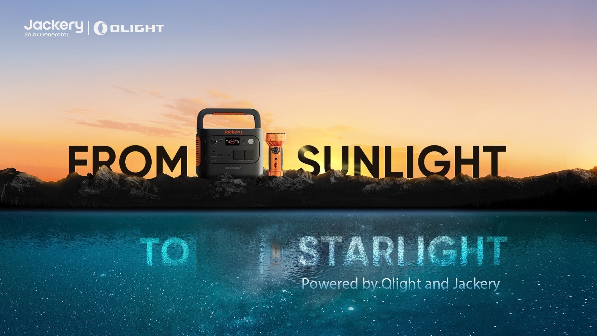 Jackery & Olight accompagnent les aventuriers du lever au coucher du soleil