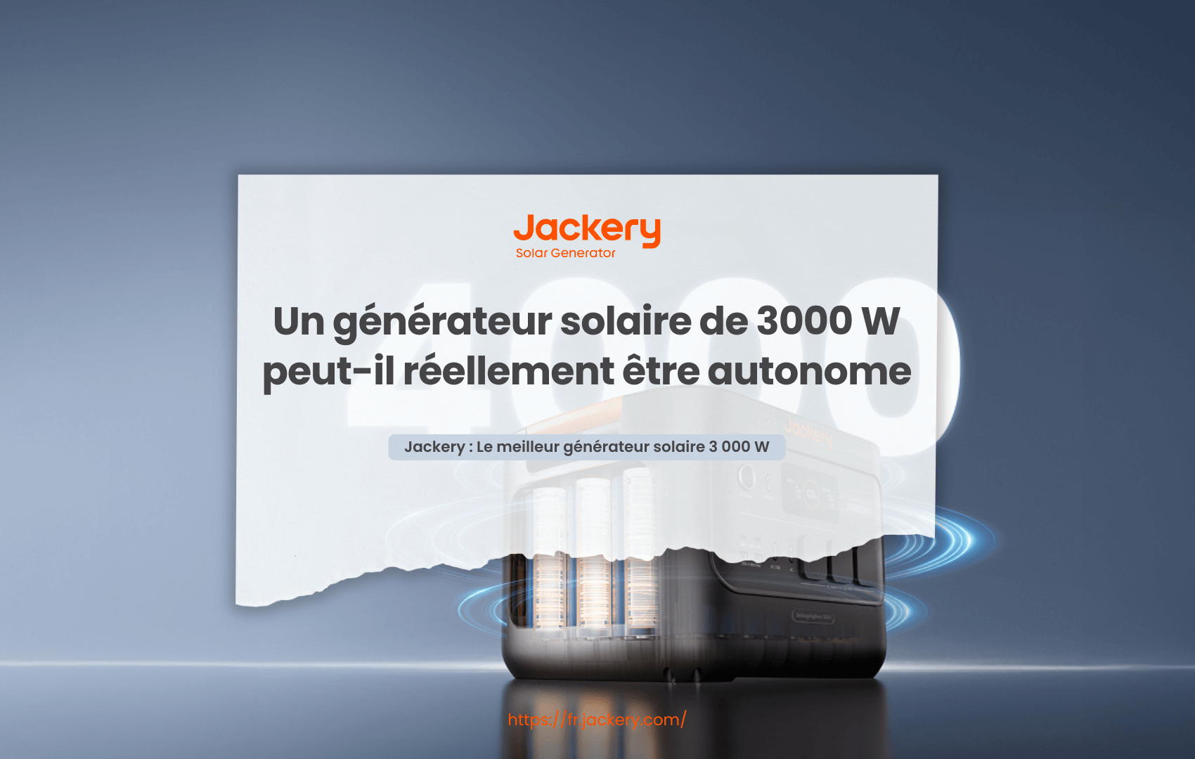 Un générateur solaire de 3 000 W peut-il réellement être autonome ?