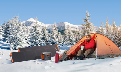 Panneaux solaires avec batteries pour la pêche