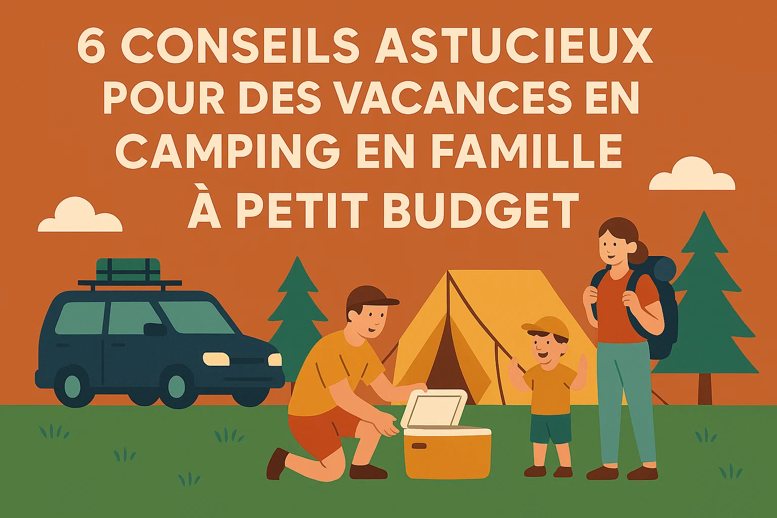 6 conseils astucieux pour des vacances en camping en famille à petit budget