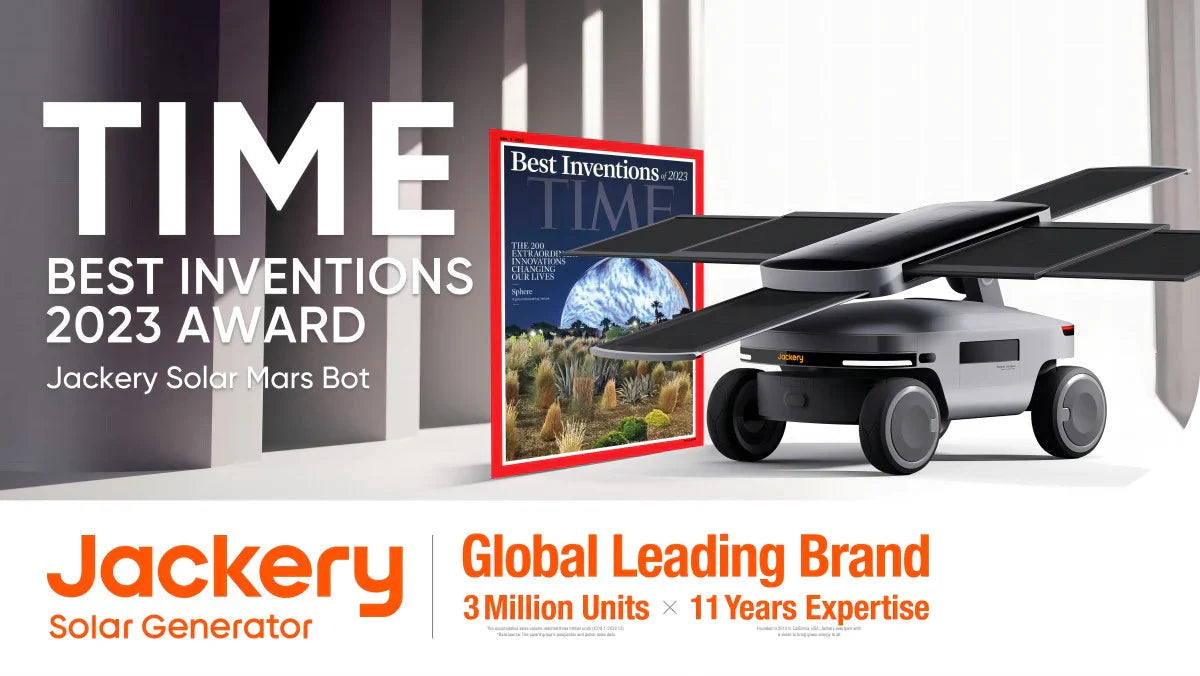 Jackery Solar Mars Bot remporte le prestigieux prix TIME des meilleures inventions de 2023