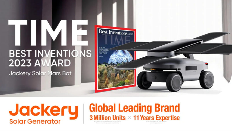 Jackery Solar Mars Bot remporte le prestigieux prix TIME des meilleures inventions de 2023