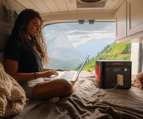 station électrique en camping-car