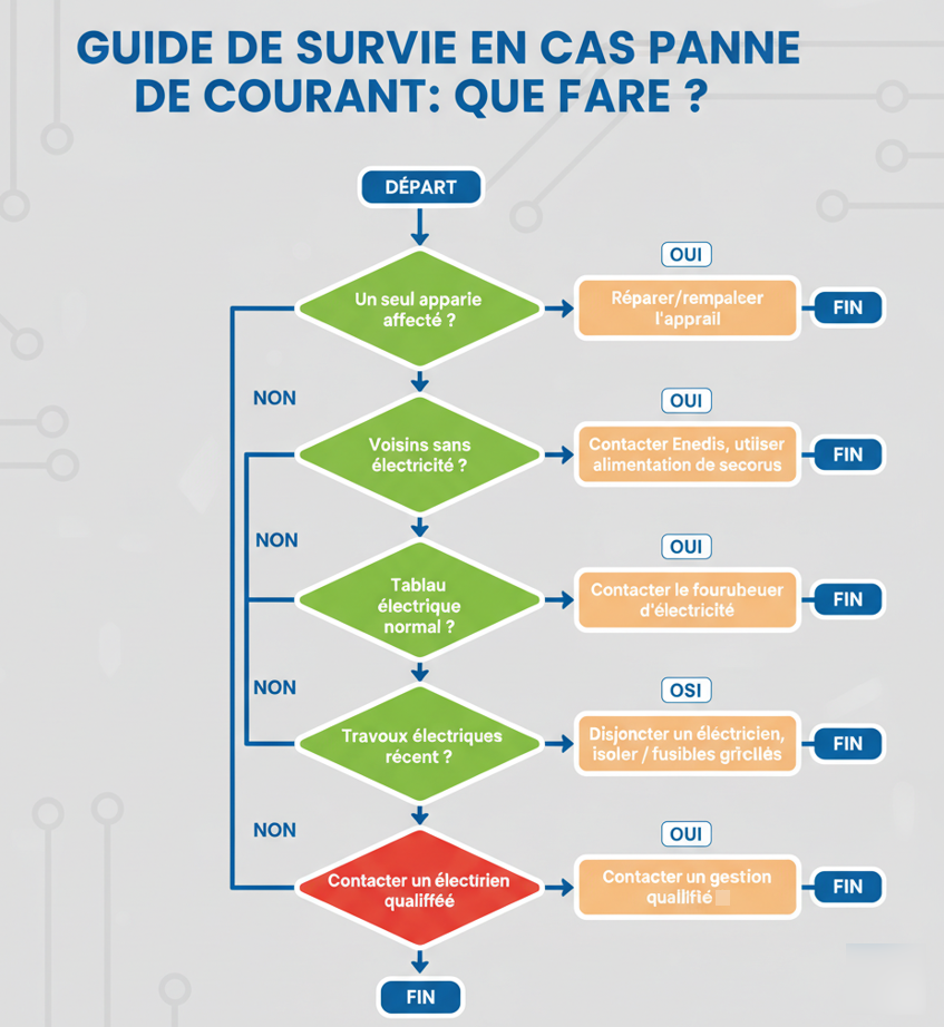 Guide de survie en cas de panne de courant : que faire ?