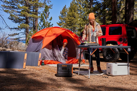 Batterie solaire camping autonome