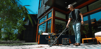 Générateur solaire pour usage nettoyage