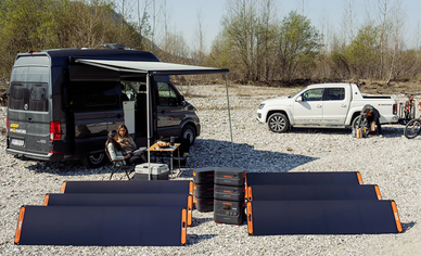 Le kit de panneaux solaires offre un camping hiver inégalé