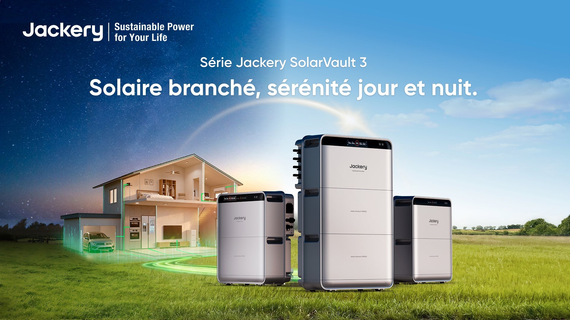 Jackery lance SolarVault 3 en France, une nouvelle série de stockage solaire plug-and-play