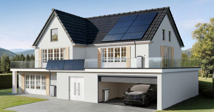 placer la batterie de votre kit solaire