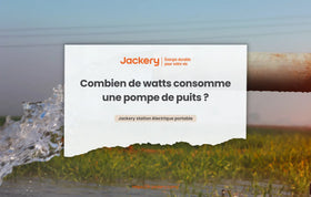 consommation électrique d'une pompe à eau