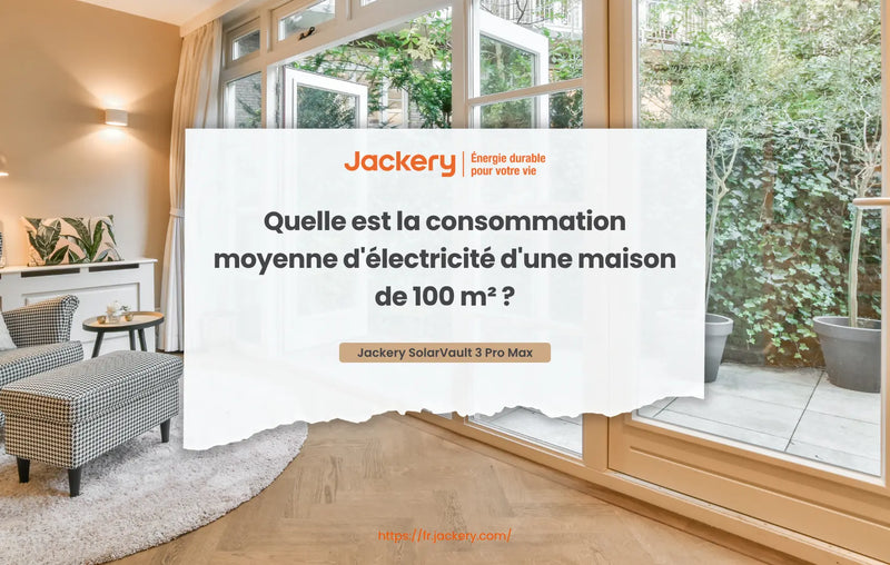 Quelle est la consommation moyenne d'électricité d'une maison de 100 m² ?