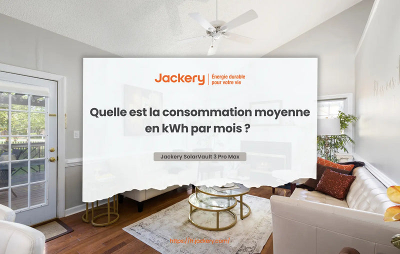 consommation moyenne kwh par mois​