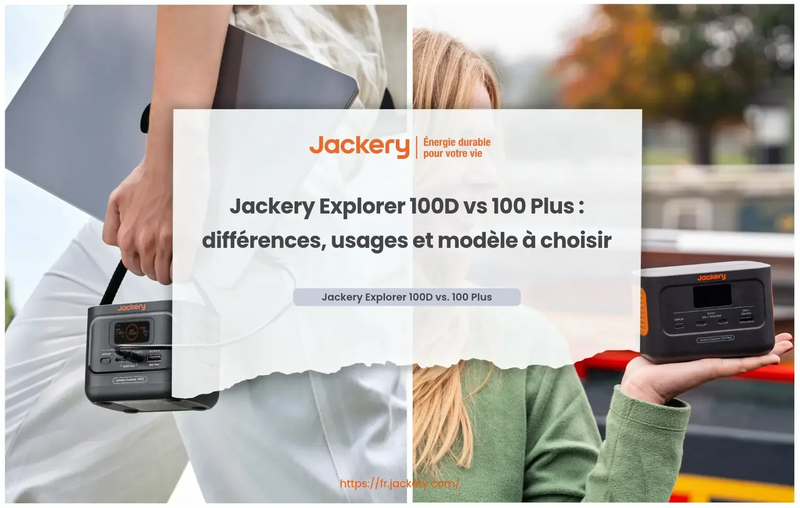 Jackery Explorer 100D vs 100 Plus