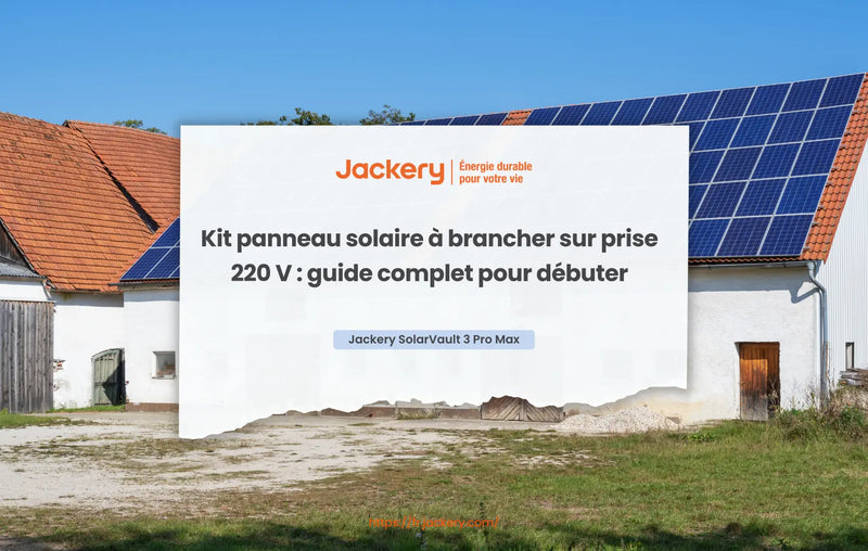 kit panneau solaire à brancher sur prise 220v