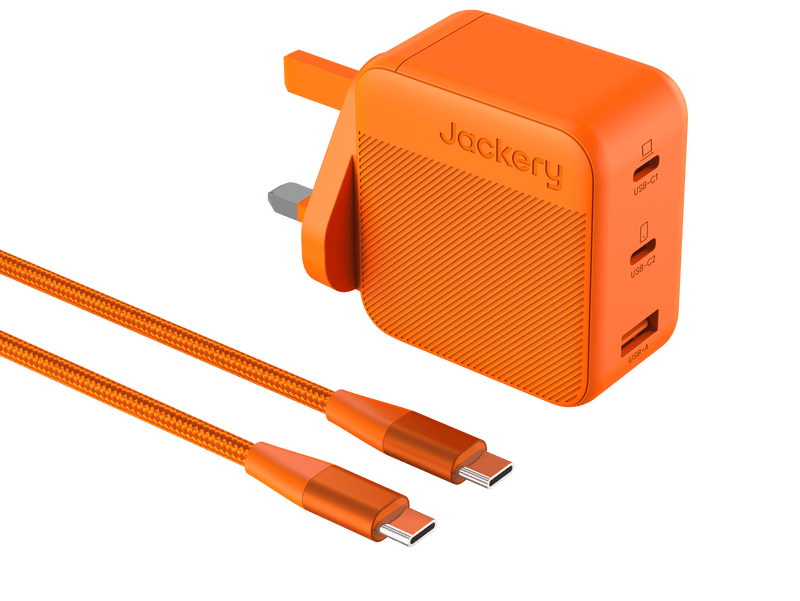 Jackery Chargeur Rapide GaN 102W à 3 Ports