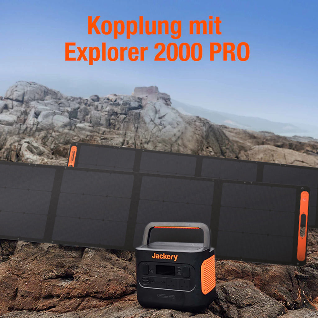 Jackery Panneau solaire SolarSaga 200W（Reconditionné）