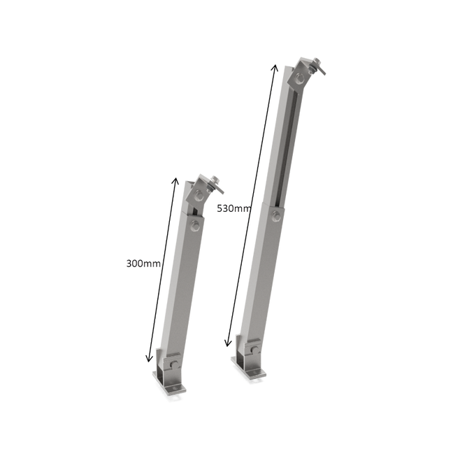 Support de panneau solaire pour balcon pour 1 panneau