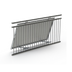 Support de panneau solaire pour balcon pour 1 panneau