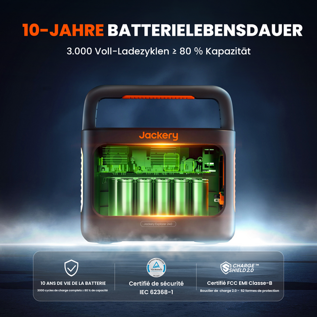 Jackery Explorer 240 v2 Station énergique portable