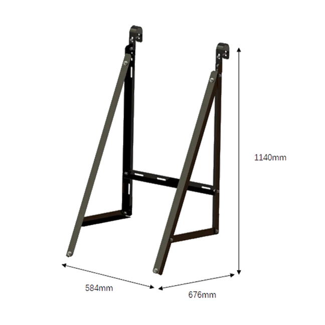 Jackery 4 Supports de montage pour 4 panneaux solaires légers
