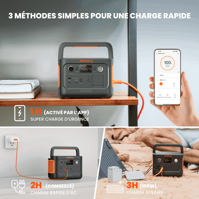 Jackery Explorer 240 v2 Station électrique portable