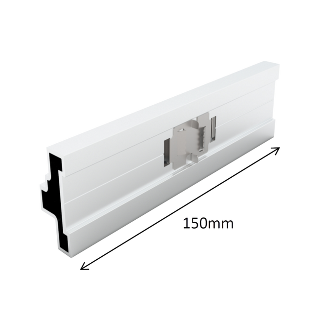 Support de panneaux solaires pour toit incliné pour 2 panneaux