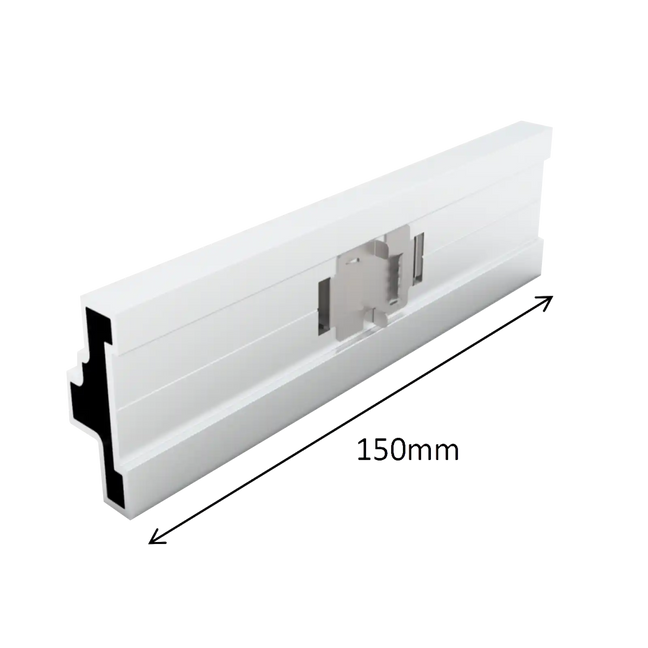 Support de panneaux solaires pour toit incliné pour 2 panneaux