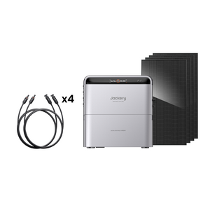 Jackery SolarVault 3 Pro Max avec câbles d'extension solaire