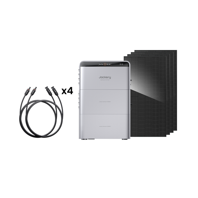 Jackery SolarVault 3 Pro Max avec câbles d'extension solaire