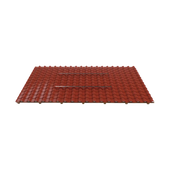 Support de panneaux solaires pour toit incliné pour 2 panneaux