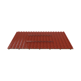 Support de panneaux solaires pour toit incliné pour 2 panneaux