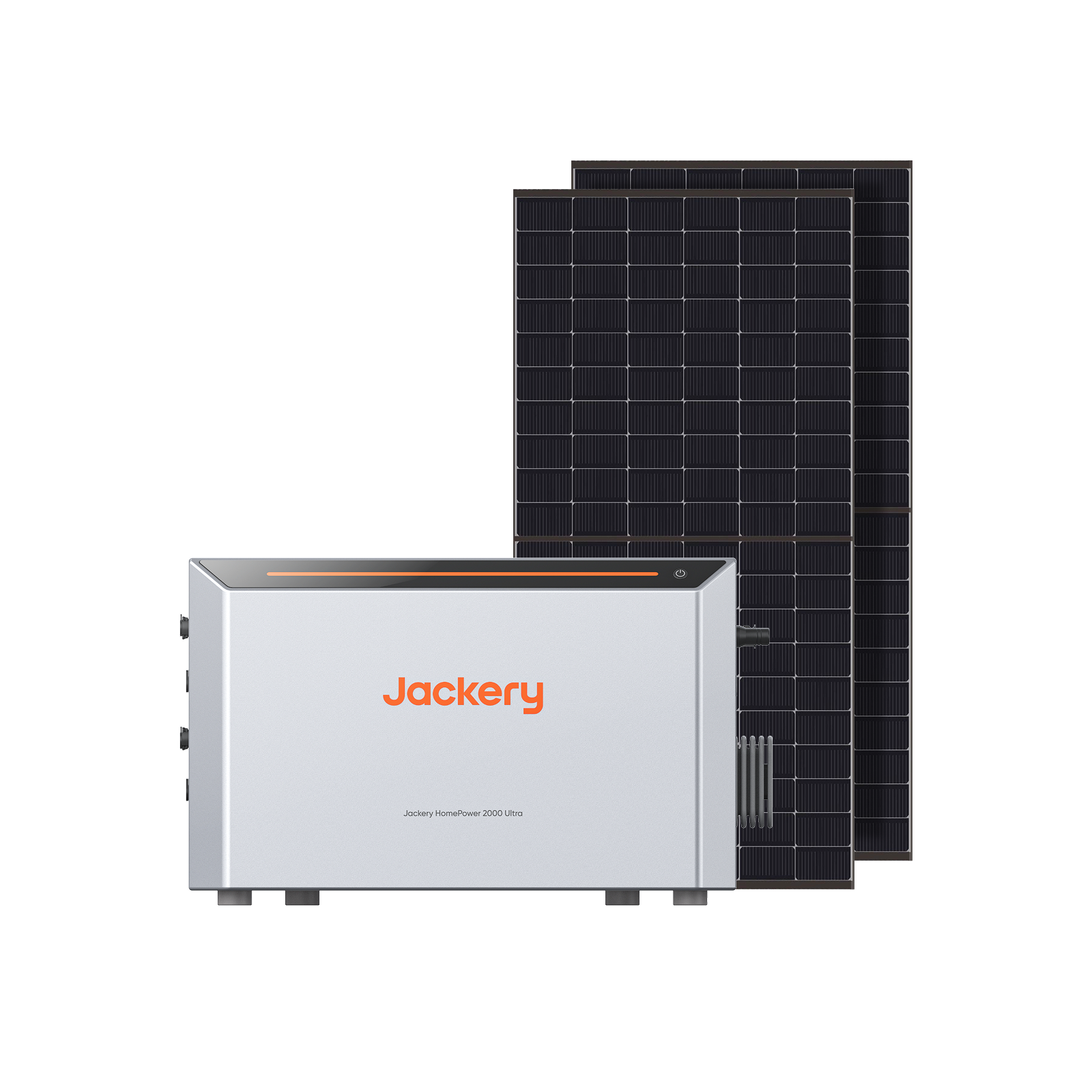 Jackery HomePower 2000 Ultra + Panneaux bifaciaux Kit solaire avec batterie