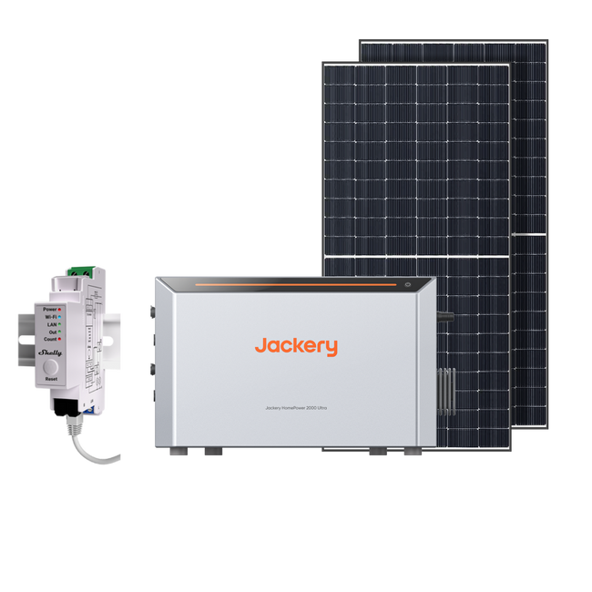 Jackery HomePower 2000 Ultra avec une batterie additionnelle