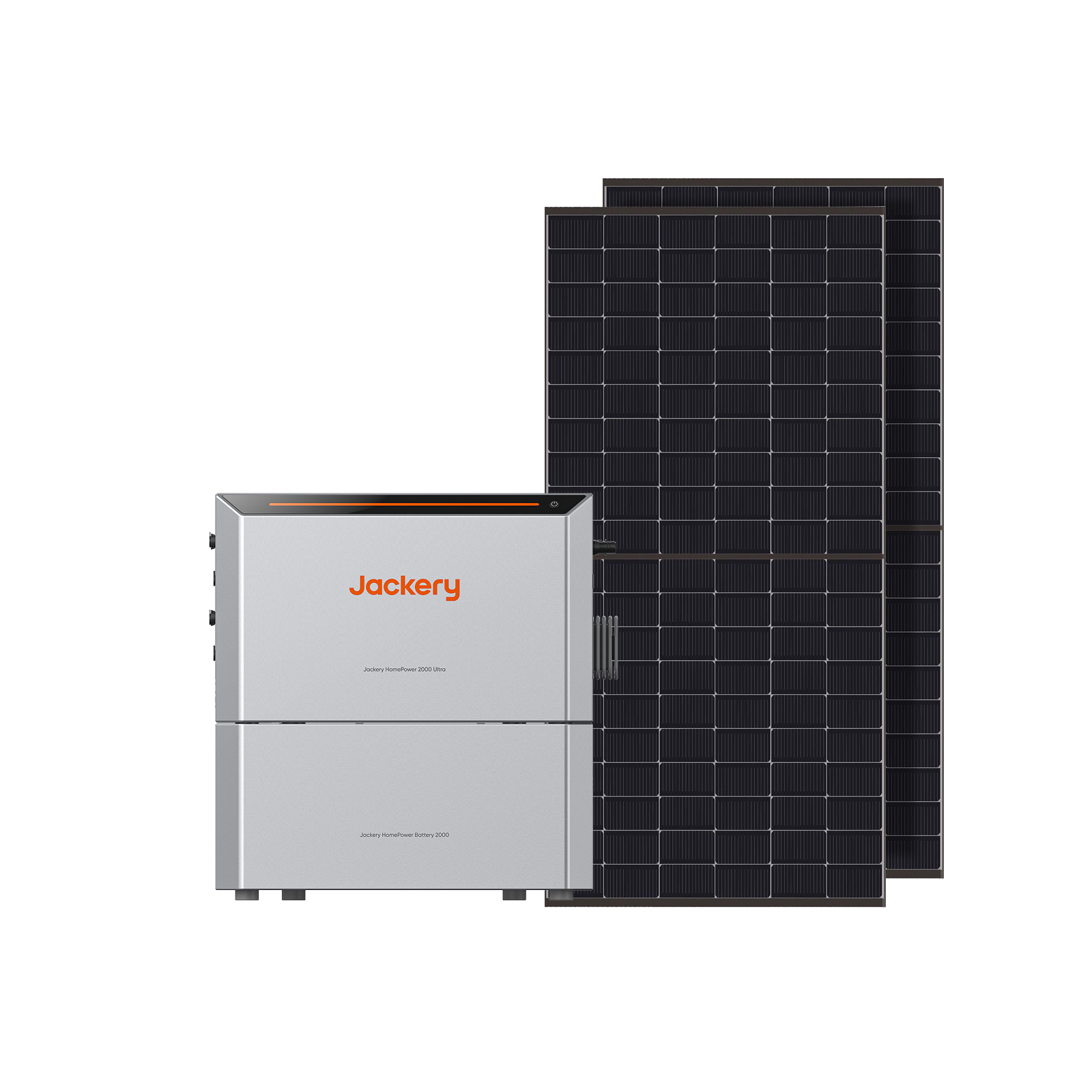 Jackery HomePower 2000 Ultra + Panneaux bifaciaux Kit solaire avec batterie