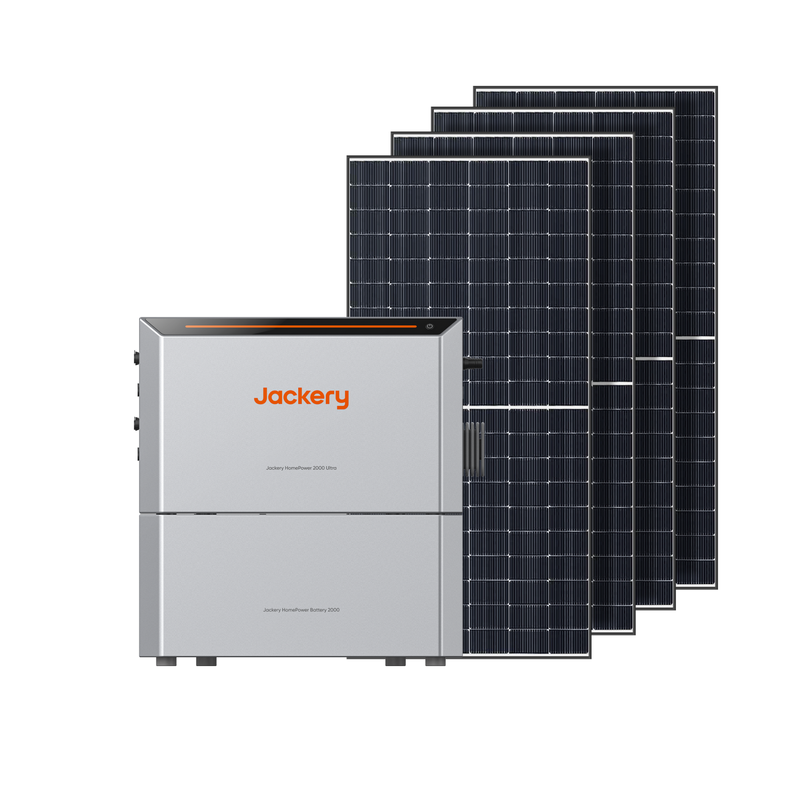 Jackery HomePower 2000 Ultra + Panneaux bifaciaux