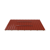 Support de panneaux solaires pour toit incliné pour 2 panneaux