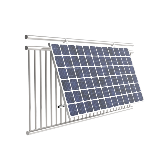 Support de panneau solaire pour balcon pour 1 panneau