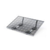 Support de panneau solaire pour toit plat et jardin pour 1 panneau