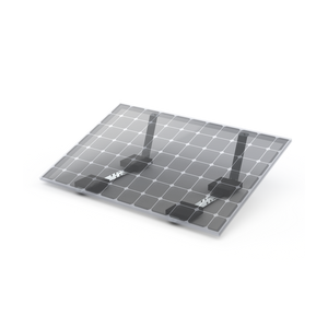 Support de panneau solaire pour toit plat et jardin pour 1 panneau