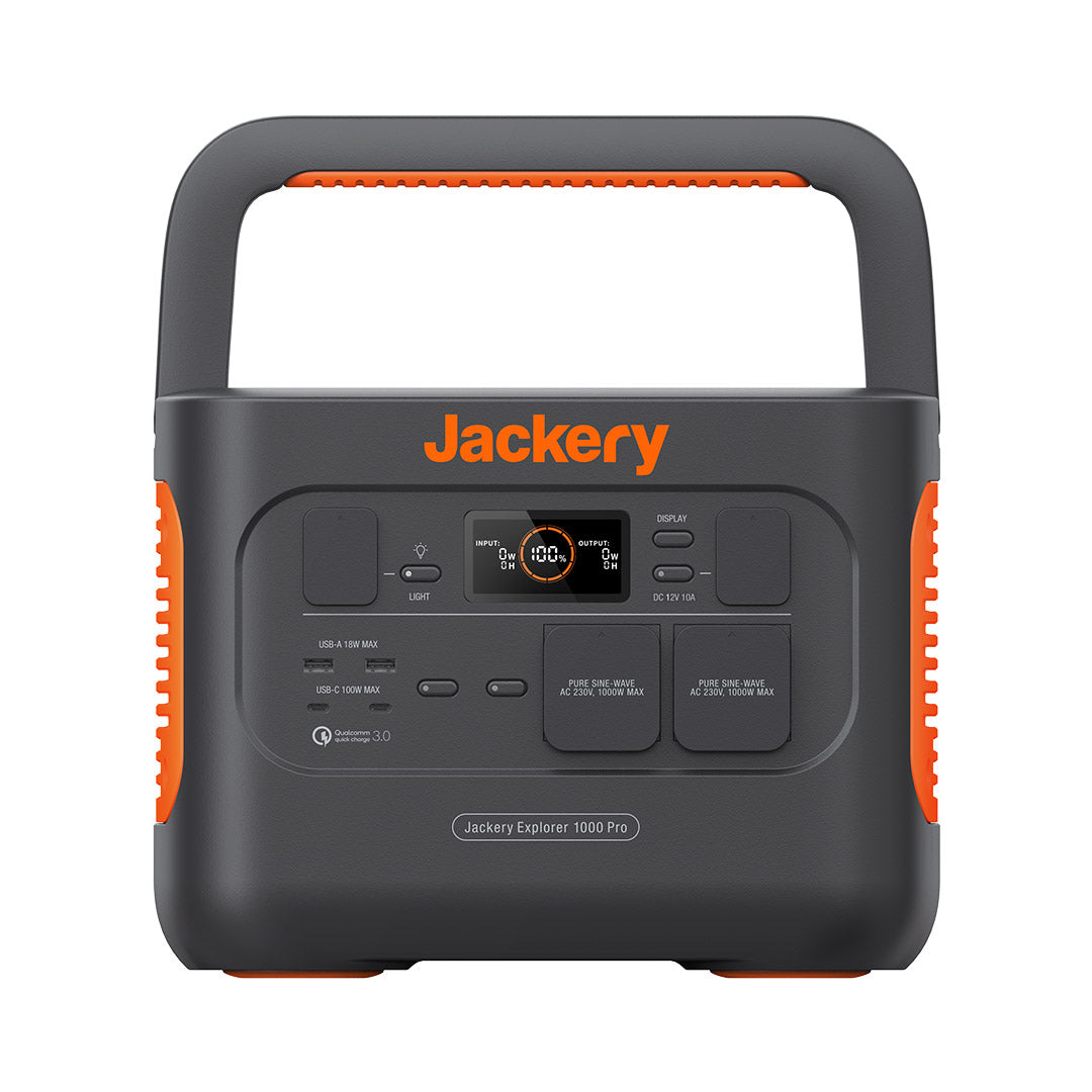 Test du kit générateur d'énergie Jackery Explorer 1000 Plus avec panneau  solaire et batterie externe