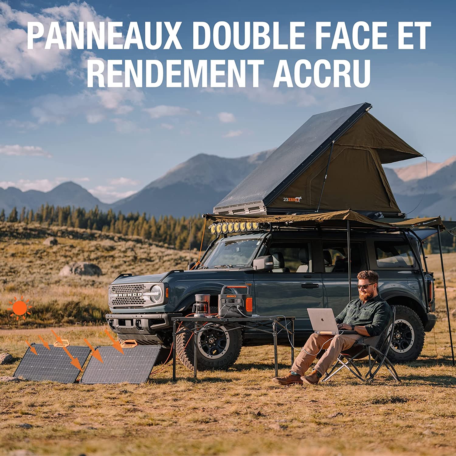 Jackery Panneau solaire SolarSaga 80W（Reconditionné）