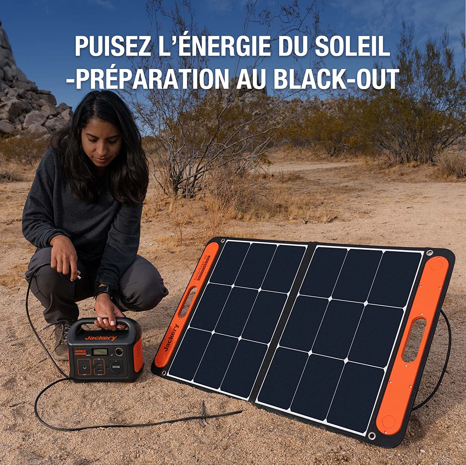 Jackery Panneau Solaire SolarSaga 100W (Reconditionné)