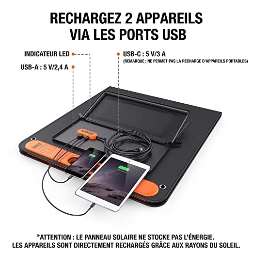 Jackery Panneau Solaire SolarSaga 100W (Reconditionné)