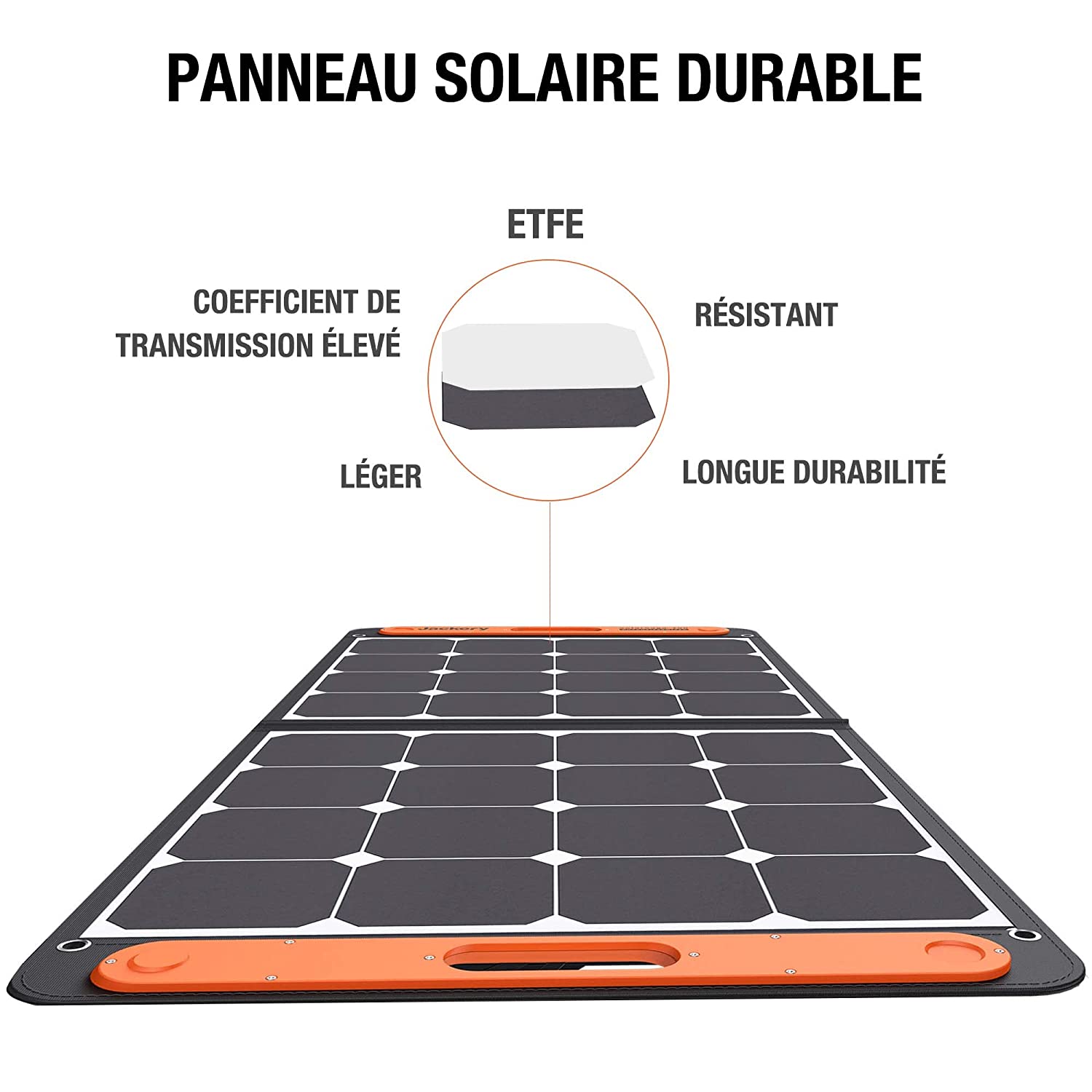 Jackery Panneau Solaire SolarSaga 100W (Reconditionné)