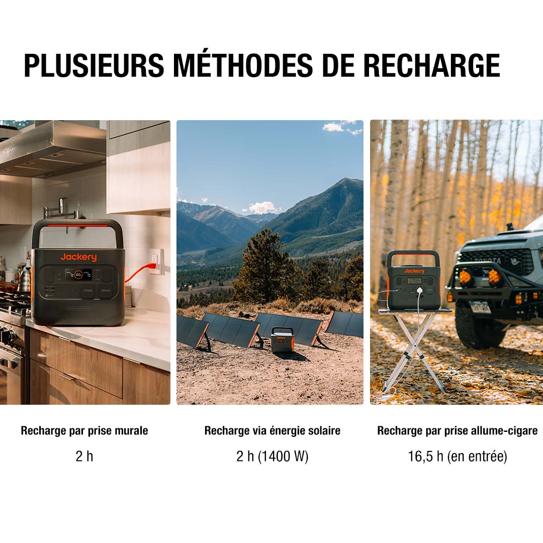 Jackery Explorer 1500 Pro station énergique portable (Reconditionné)