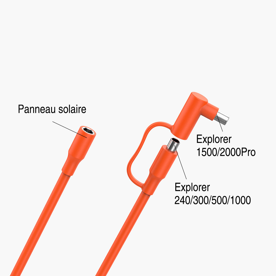 Jackery Câble d'Extension DC Panneau Solaire 5 Mètres