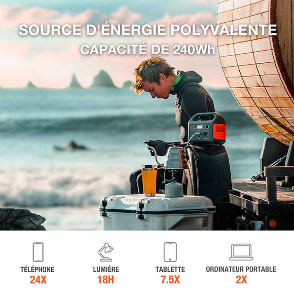 Jackery Explorer 240 station énergique portable (Reconditionné)