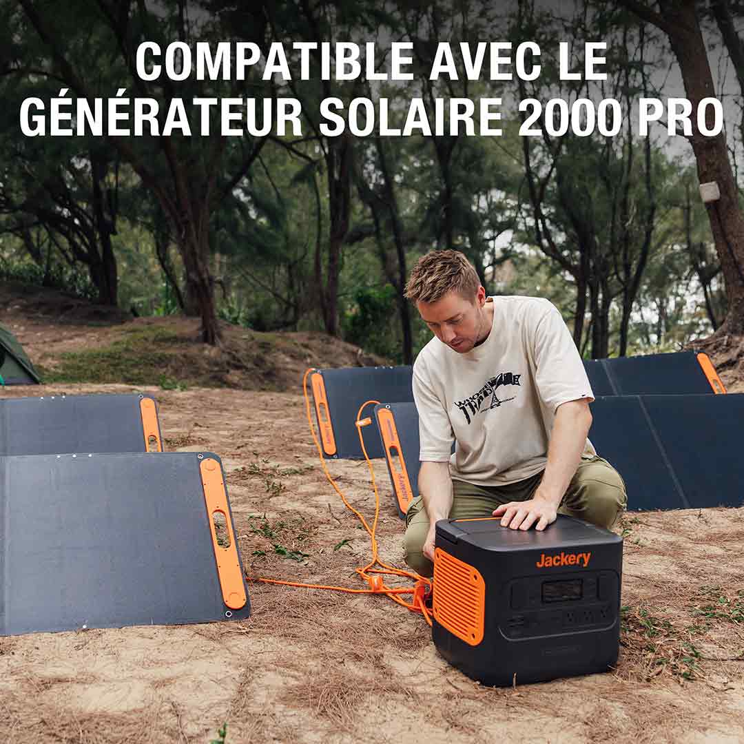 Panneau Solaire Pliable MHPOWOS - Pour Jackery Explorer 1000 V2 / 300 - 110W à 440W - Neuf