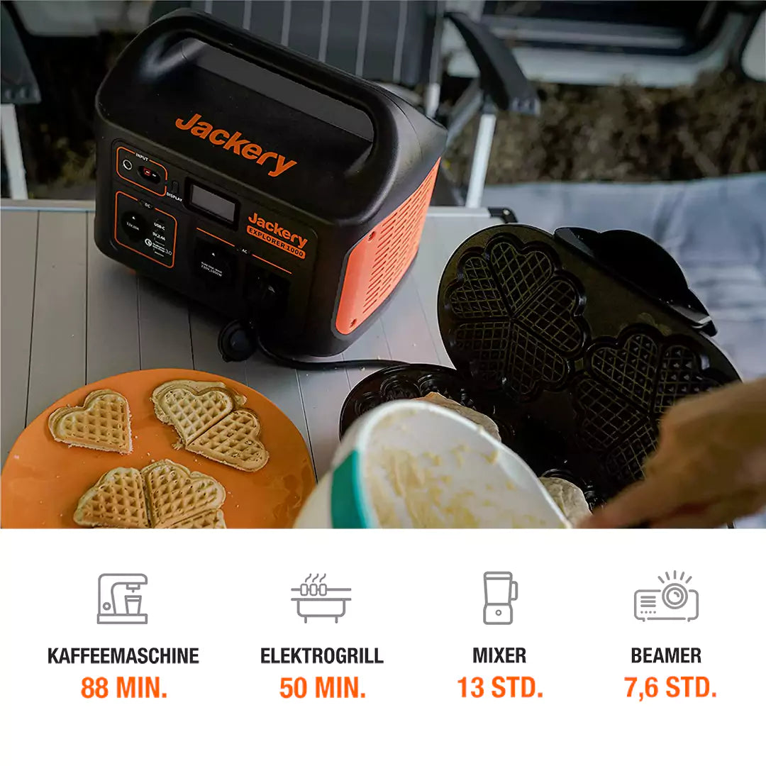 Jackery Explorer 1000 station énergique portable (Reconditionné)
